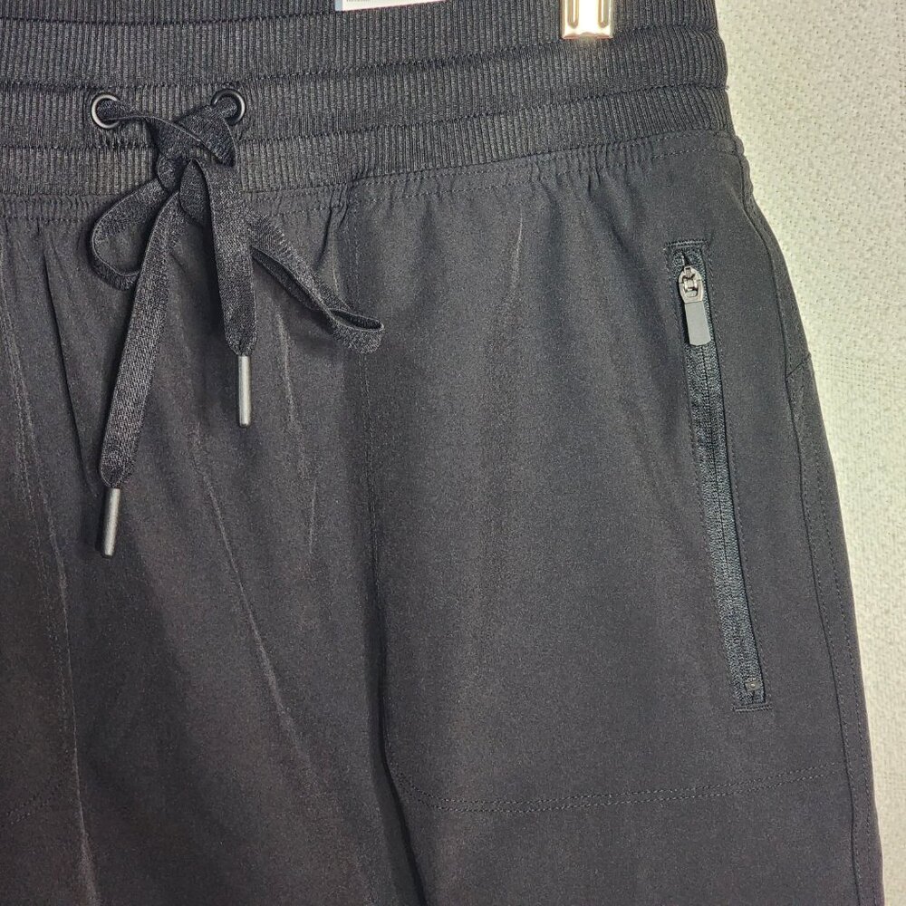 Tek Gear Mineral Black Mid Rise Wicking Drawstring Pocketed Poly Span Skort Sz S - Picture 4 of 16